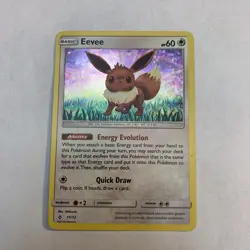 Eevee - 11/12 - McDonald's Promo 2018 Pokemon McDonald's Promo Confetti Holo LP - Image 2