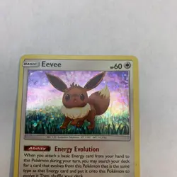Eevee - 11/12 - McDonald's Promo 2018 Pokemon McDonald's Promo Confetti Holo LP - Image 3