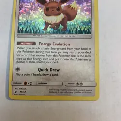 Eevee - 11/12 - McDonald's Promo 2018 Pokemon McDonald's Promo Confetti Holo LP - Image 4
