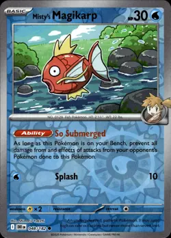 Misty's Magikarp 048/182 Common Destined Rivals Pokemon Reverse Holo Near Mint - Image 1