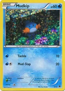 Damaged Mudkip - 5/12 - Holo - McDonald's - 2015 Pokemon McDonald's Promos 2015 - Image 1