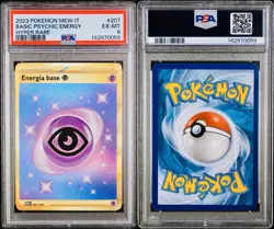 POKEMON PSA 6 BASIC PSYCHIC ENERGY HYPER RARE 207/165 SET 151 ITALIANO 2023! - Image 3