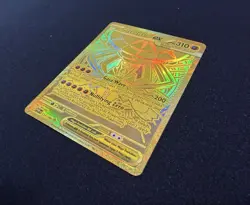 Mega Zygarde Ex 124/088 Me03: Pokemon Perfect Order Holo Gold! Well Kept! - Image 3