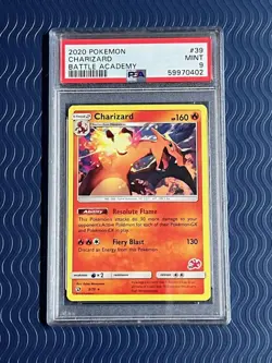 Pokemon 2020 Charizard Battle Academy Non-Holo Promo 3/70 PSA 9 - Image 1