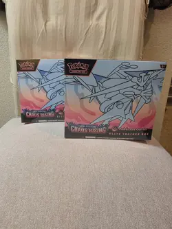 Pokemon Chaos Rising Pokemon Center ETB Elite Trainer Box x2 - In Hand - Image 1
