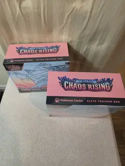 Pokemon Chaos Rising Pokemon Center ETB Elite Trainer Box x2 - In Hand - Image 2