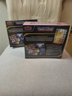 Pokemon Chaos Rising Pokemon Center ETB Elite Trainer Box x2 - In Hand - Image 3