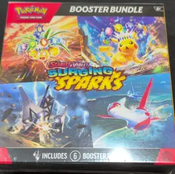 Pokemon Scarlet & Violet Surging Sparks Booster Bundle Box Pikachu Latias - Image 1