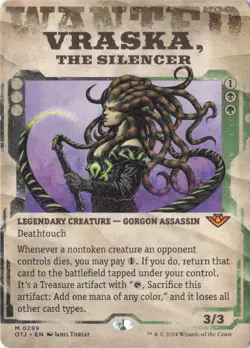Vraska, the Silencer (Showcase) M Outlaws of Thunder Junction 299 NM - Image 1
