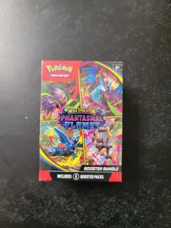 Pokemon TCG Mega Evolution Phantasmal Flames Booster Bundle 6 Booster Packs - Image 1