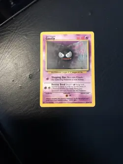 Gastly NM Pokemon 050/102 Base Set Vintage 1999 Psychic Common Near Mint Regular - Image 1