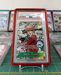 ONE PIECE OP13-118 MANGA ALT ART MONKEY D. LUFFY GEM MINT ENGLISH - Image 2