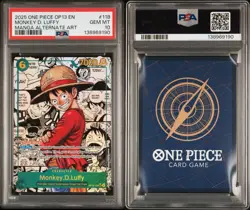 ONE PIECE OP13-118 MANGA ALT ART MONKEY D. LUFFY GEM MINT ENGLISH - Image 5