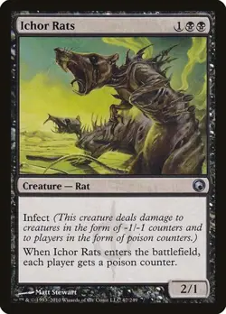 Ichor Rats Scars of Mirrodin MP MTG - Image 1
