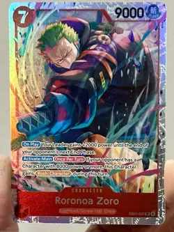 Roronoa Zoro SR - (EB04-007) - One Piece Adventure on Kami’s Island OP15 ENG NM - Image 2