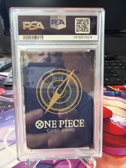 One Piece OP05 Monkey D. Luffy 1st Anniversary ST01-012 PSA 9 English - Image 2