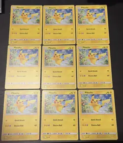 Pikachu 19/68 Hidden Fates NM Pokemon Card TCG (9) - Image 1