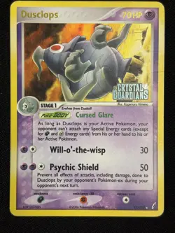 Dusclops 17/100 Reverse Holo Crystal Guardians Stamped HP Pokemon Card - Image 1