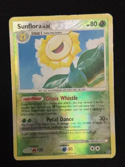 Sunflora 38/132 Reverse Holo Secret Wonders Heavily Played Pokemon Card - Image 1
