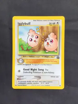 Pokemon Cards: Wizards Black Star Promo: Igglybuff 36 - Image 1