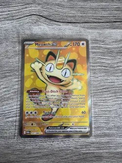 Meowth ex 107/088 Perfect Order Pokemon TCG Card NM, Pack Fresh - Image 1