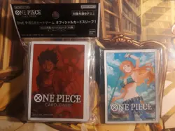 One Piece Card Game Promotional Nami 10x DON!! & Monkey.D.Luffy Sleeves 70x New - Image 1