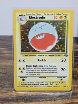 Pokemon Card - Electrode Jungle 2/64 Holo Rare - Image 1