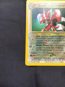 Pokemon Cards: Wizards Black Star Promo: Scizor 33 - Image 5