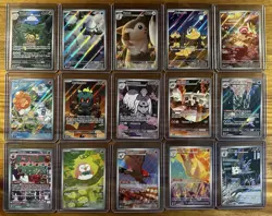 Illustration Rare Pokemon Card Lot From Various Sets - Image 1