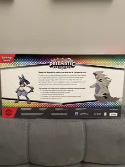 DAMAGED Pokemon Lucario Ex Tyranitar Ex Premium Collection Sam’s Club Prismatic - Image 3