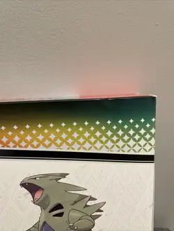 DAMAGED Pokemon Lucario Ex Tyranitar Ex Premium Collection Sam’s Club Prismatic - Image 4