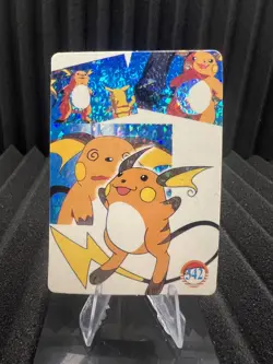 Pokemon Vintage Pocket Monsters Vending HOLO Prism Sticker Bandai 1999 Nintendo - Image 1