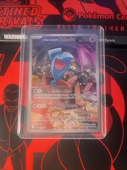 Team Rocket's Wobbuffet #203 Pokemon Center Stamped Promo Pokemon 2025 - Image 1