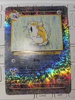 Pokemon 2002 Legendary Collection Reverse Foil Raticate #61 7/10 FAIR Condition - Image 1