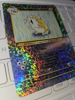 Pokemon 2002 Legendary Collection Reverse Foil Raticate #61 7/10 FAIR Condition - Image 2