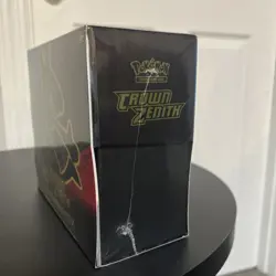 Pokemon TCG Sword & Shield Crown Zenith ETB Elite Trainer Box Factory Sealed- - Image 4