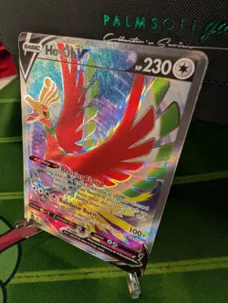 Ho-Oh V 187/195 Silver Tempest Ultra Rare Pokemon TCG - Image 2