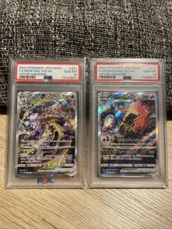 2022 Pokemon JPN SWSH VSTAR Universe Charizard and Mewtwo PSA 10 - Image 1