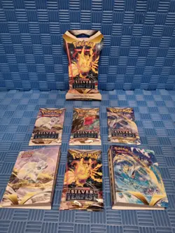 Pokemon TCG Silver Tempest Sleeved Booster Packs x5 - Image 1