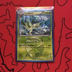 Pokemon TCG Leafeon 11/116 B&W Plasma Freeze Cracked Ice Holo Rare 2013 - Image 1