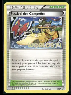 Pokemon TCG Festival Dos Campeos XY27 2014 World Championship Promo Portuguese - Image 1