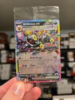 Pokemon TCG Umbreon ex 060/131 Prismatic Evolutions Sealed STAMPED Promo NM/M - Image 1