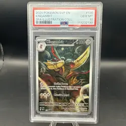 Pokemon 2024 SVP en Kingambit SFA Illustration Coll #130 PSA 10 - Image 1