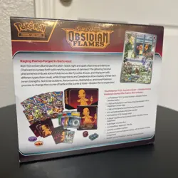 Pokemon Center Obsidian Flames ETB Elite Trainer Box SEALED (minor flaws) - Image 3