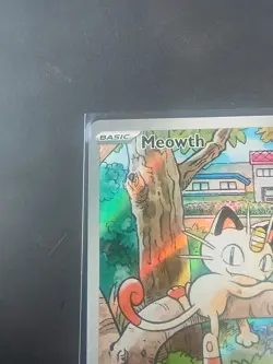 Meowth - Illustration Rare - Phantasmal Flames - Pokemon TCG NM - Image 5