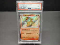 PSA 9 Charmeleon Shiny Rare #110 2024 Pokemon Paf En-Paldean Fates - Image 1