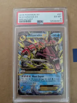 M Gyarados EX #27 - 2016 Pokemon XY Breakpoint - PSA 6 - Image 1