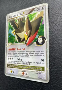 Pokemon Company Staraptor FB LV.X 147/147 Supreme Victors Holo Ultra Rare 2009 - Image 3