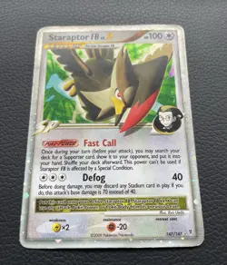 Pokemon Company Staraptor FB LV.X 147/147 Supreme Victors Holo Ultra Rare 2009 - Image 4