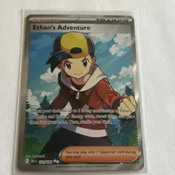 Pokemon Ethan's Adventure 221/182 Sv10: Destined Rivals Ultra Rare Full Art Holo - Image 1